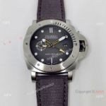 Best Quality Panerai PAM1323 Submersible GMT NAVY SEALS Grey Ombre Dial 47mm